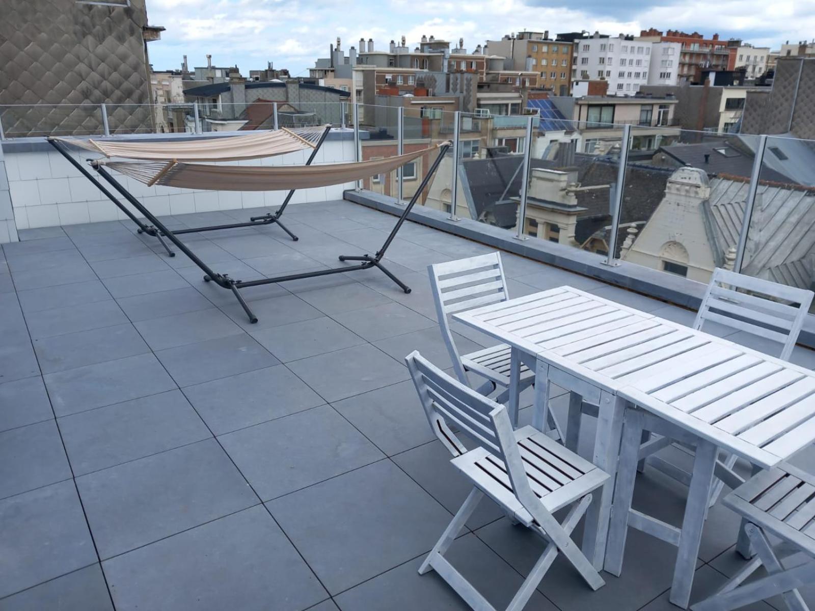 Apartament Gezellig Centraal Gelegen Penthouse Oostende Zewnętrze zdjęcie